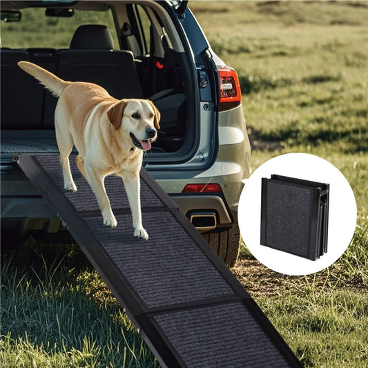 Rampa Plegable AURA Glide - Superficie Antideslizante para SUVs y Camionetas.