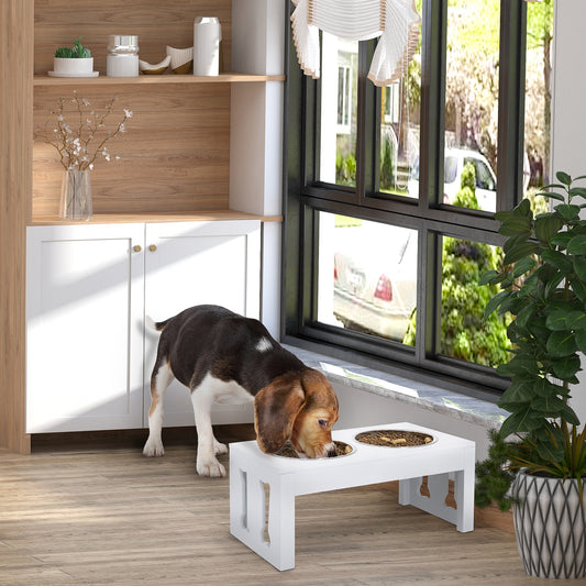 Comedero Elevado AURA Modern 23" - Madera Resistente para Perros Medianos.