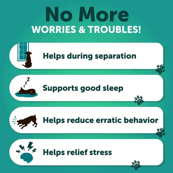 AURA Hemp Calming - 120 Masticables Relajantes para Estrés y Ansiedad.